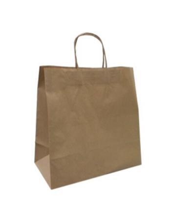 Brown Kraft Paper Takeaway Bag - MEDIUM