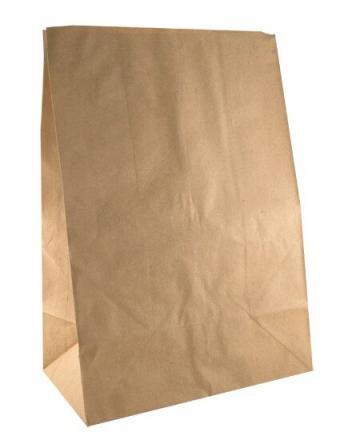 Flat Bottom Grocery Bag - Large (H)43x(W)30x(D)17.5cm (250p/ctn)